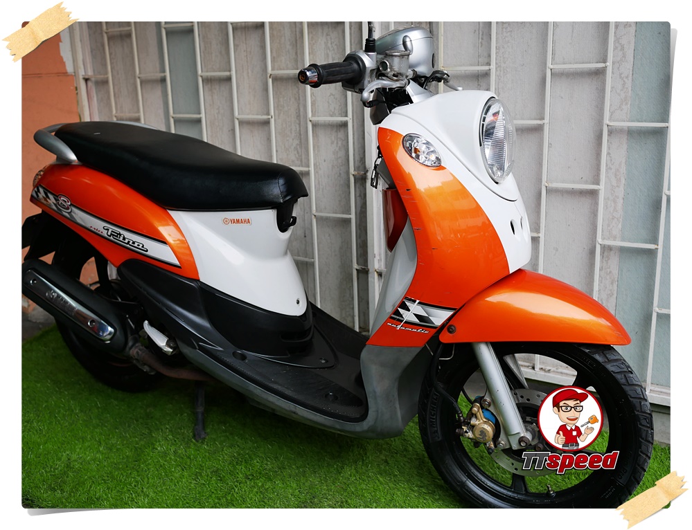 Yamaha Fino 115 ล้อแม็กใช้งานน้อย สภาพเครื่องเดิมไม่เคยแต่ง