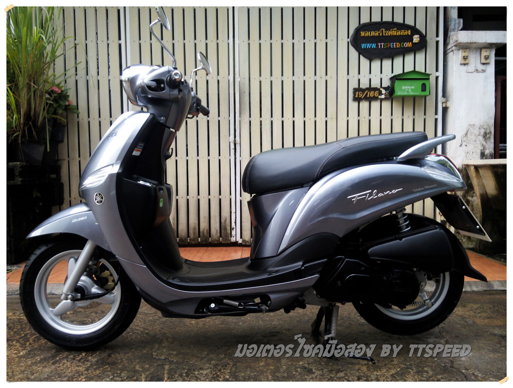 Yamaha Filano สีเทาลายใหม่ กุญแจ 2 ดอก จดปี 56 | Ttspeed.Com