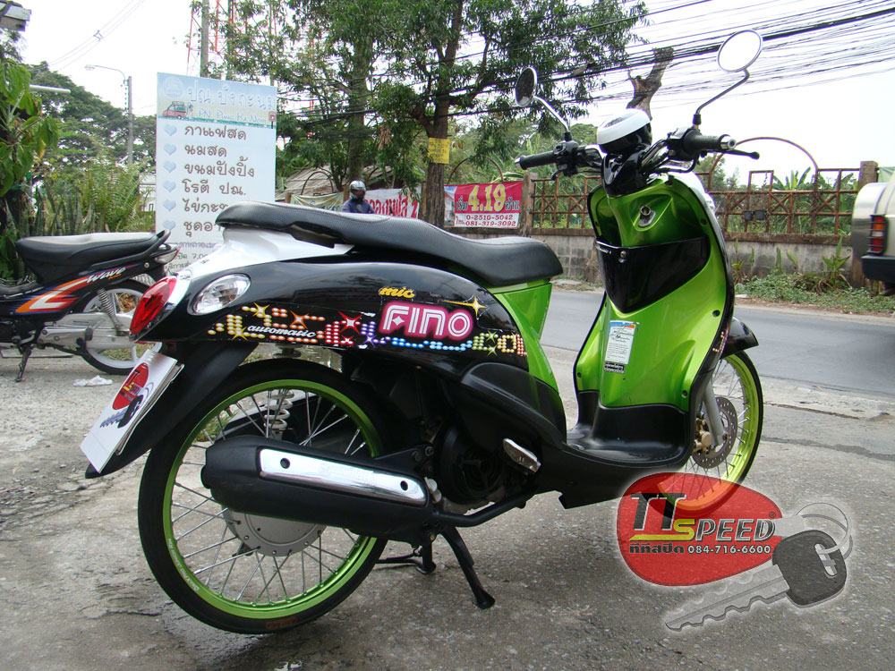 Yamaha Fino ลาย Disco 115 Cc. ลงล้อ 17 จดปี 53 | Ttspeed.Com