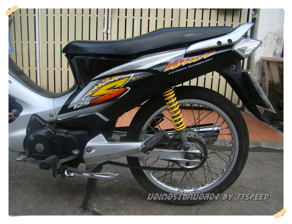 Honda Wave 125S สตาร์ทเท้า สีเทา-ดำ จดปี 49 | TTSPEED.COM